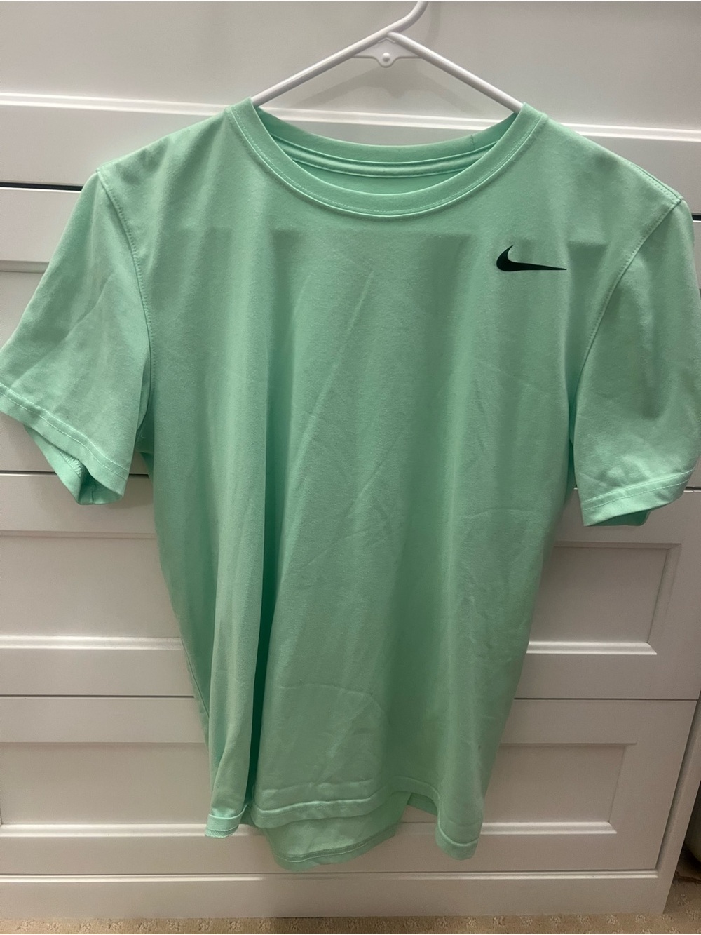 Men’s Nike Mint Green Swoosh Tee-Size S